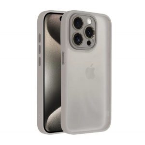 Protectie din silicon pentru telefon (rezistenta la impact, spate acrilic, protectie pentru camera) GR DESCHIS Apple iPhone 16 Pro