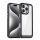 Protectie de telefon din silicon (rezistenta la impact, spate transparent) NEGRU Apple iPhone 16 Pro