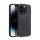 Protectie de telefon din silicon (rezistenta la impact, colt cu perna de aer, model carbon) NEGRU Apple iPhone 16 Pro