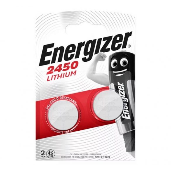 Celulă monedă ENERGIZER (CR2450, 3V, litiu) 2 buc/pachet