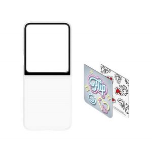 Protector de telefon din plastic SAMSUNG (ultra-subțire, spate colorat înlocuibil) TRANSPARENT Samsung Galaxy Z Flip6 5G (SM-F741)