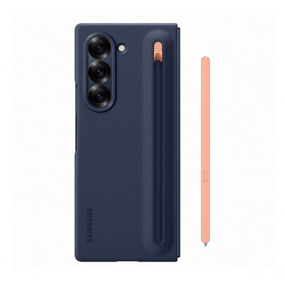 Protectie din plastic SAMSUNG pentru telefon (ultra-subtire + suport pentru creion) ALBASTRU INCHIS Samsung Galaxy Z Fold6 5G (SM-F956)