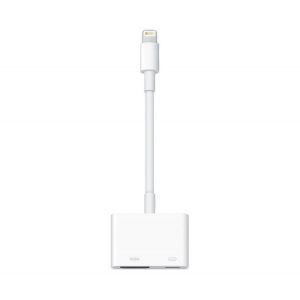 Cablu adaptor APPLE TV/HDMI (HDMI-DV+priză Lightning - Lightning, succesor MD826ZM/A) ALB