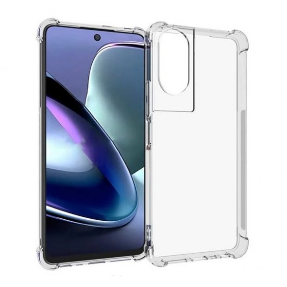 Protectie din silicon pentru telefon (rezistenta la impact, colt cu perna de aer) TRANSPARENT TCL 50 5G