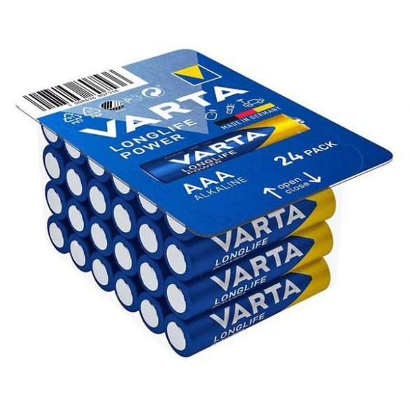 Baterie durabilă VARTA LONGLIFE POWER (AAA, LR03, 1,5 V, alcalină) 24 buc/pachet