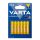 Baterie durabilă VARTA LONGLIFE (AAA, LR03, 1,5 V, alcalină) 6 buc/pachet