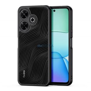 DUX DUCIS AIMO plastic protector de telefon (rezistent la șocuri, cadru de silicon, protector de cameră, mat, val) BLACK Xiaomi Redmi 13