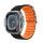 DEVIA DELUXE SPORT6 Curea (dimensiune personalizată, mică, silicon, reglabilă, val) NEGRU/NORANGE Apple Watch Series 5 40mm, Watch Series 4 40mm, Watch Series 3 38mm