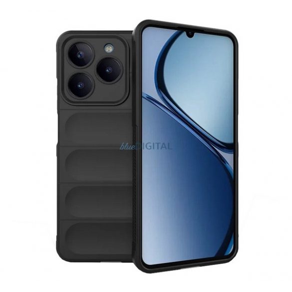 Silicon protector de telefon (rezistent la șocuri, protector de cameră, 3D) BLACK Realme C61 4G