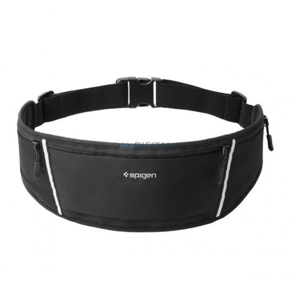 SPIGEN A710 geantă culisantă (husă universală pentru centură, impermeabilă, 195x113mm, SPORT) NEGRU