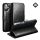 QIALINO Case Standing, piele naturală (FLIP, deschidere laterală, desktop) BLACK Apple iPhone 16 Plus