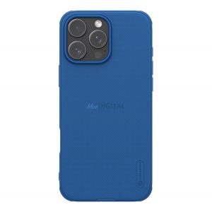 NILLKIN SUPER FROSTED PRO plastic protector de telefon (rezistent la impact, cauciucat, suprafață aspră) BREECH BLUE Apple iPhone 16 Pro