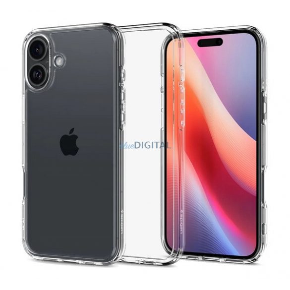 SPIGEN ULTRA HYBRID plastic protector de telefon (rezistent la șocuri, bubble cadru) pentru Apple iPhone 16