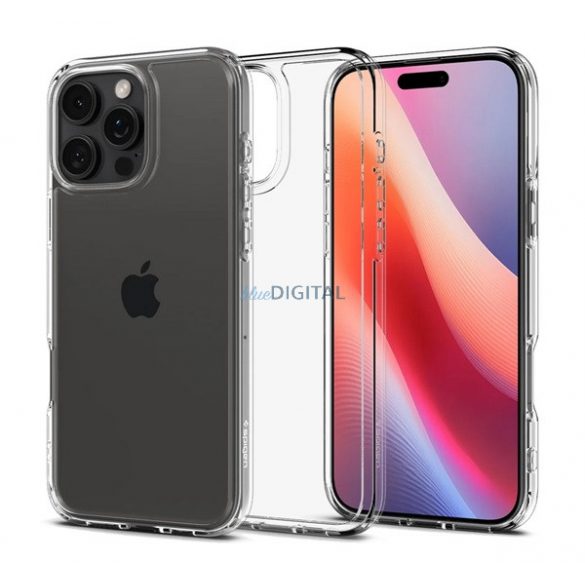 SPIGEN ULTRA HYBRID plastic telefon protector (rezistent la șocuri, bubble cadru) pentru Apple iPhone 16 Pro Max