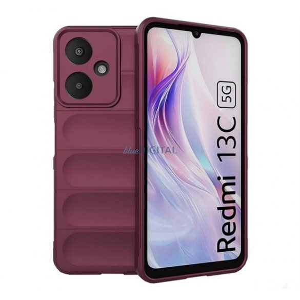 Silicon protector de telefon (rezistent la șocuri, protecția camerei, 3D) BORDO Xiaomi Redmi 13C 5G