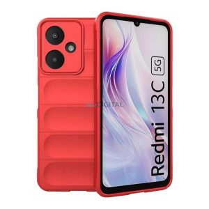 Silicon protector de telefon (rezistent la șocuri, protecție cameră, 3D) PIROS Xiaomi Redmi 13C 5G