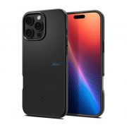   SPIGEN THIN FIT MAGSAFE protecție din plastic pentru telefon (mată, ultra-subțire, protectoare pentru cameră, MagSafe) NEGRU Apple iPhone 16 Pro Max
