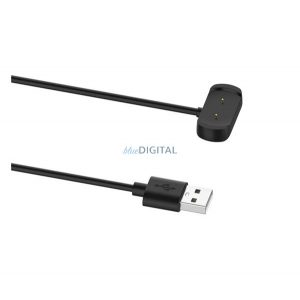 Cablu de încărcare USB (magnetic, 100cm) BLACK Amazfit Bip 5, Active Edge, Active