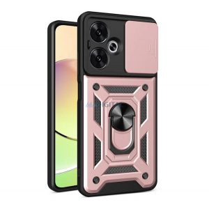 Defender plastic protector de telefon (rezistent la șocuri, silicon interior, inel de reținere, protector de cameră) GOLDEN Xiaomi Redmi 13C 5G