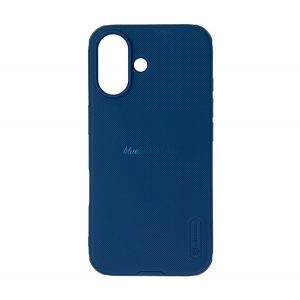 NILLKIN SUPER FROSTED PRO plastic protector de telefon (rezistent la impact, cauciucat, suprafață aspră) BREECH BLUE Apple iPhone 16