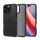 SPIGEN ULTRA HYBRID plastic protector de telefon (rezistent la șocuri, cadru cu bule, mat) BLACK/UNFAT Apple iPhone 16 Pro