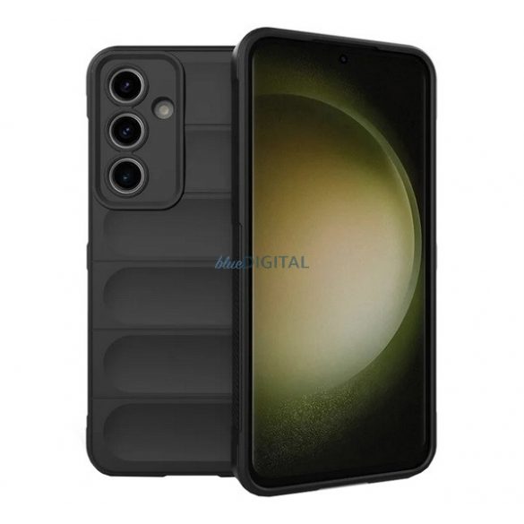 Silicon protector de telefon (rezistent la șocuri, protecție cameră 3D) BLACK Samsung Galaxy S24 FE (SM-S721)