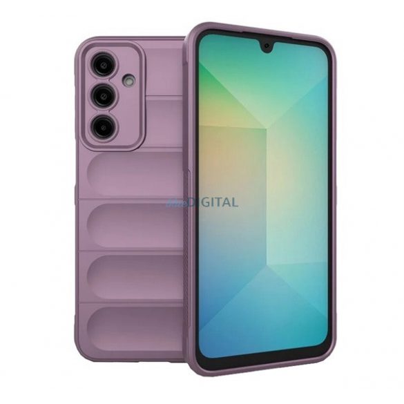 Silicon protector de telefon (rezistent la șocuri, protecție cameră, 3D) LILA Samsung Galaxy A16