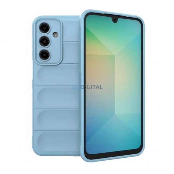 Silicon protector de telefon (rezistent la șocuri, protecție cameră, 3D) LIGHT BLUE Samsung Galaxy A16 4G (SM-A165), Galaxy A16 5G (SM-A166)