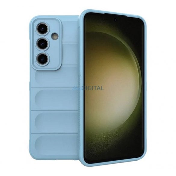 Silicon protector de telefon (rezistent la șocuri, protecție cameră, 3D) LIGHT BLUE Samsung Galaxy S24 FE (SM-S721)