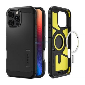 SPIGEN TOUGH ARMOR MAG plastic telefon protector (rezistent la șocuri, MagSafe) BLACK Apple iPhone 16 Pro Max