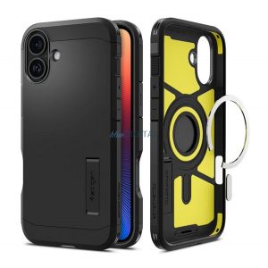 SPIGEN TOUGH ARMOR MAG plastic telefon protector (rezistent la impact, MagSafe) BLACK Apple iPhone 16