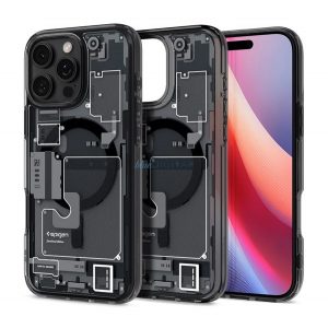 SPIGEN ULTRA HYBRID ZERO ONE plastic protector de telefon (rezistent la șocuri, cadru cu bule, MagSafe) BLACK Apple iPhone 16 Pro 5G