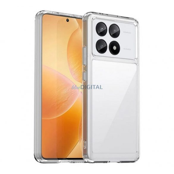 Silicon protector de telefon (rezistent la șocuri, spate transparent) pentru Xiaomi Poco X6 Pro 5G