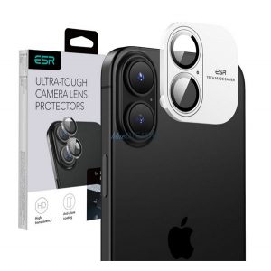 Sticlă de protecție a camerei ESR (9H) pentru Apple iPhone 16 Plus, iPhone 16