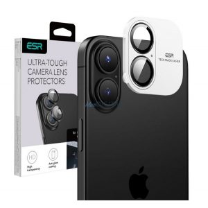 Geam de protecție pentru cameră ESR (9H) BLACK Apple iPhone 16 Plus, iPhone 16