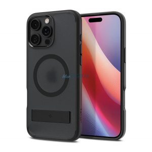 SPIGEN ULTRA HYBRID S plastic protector de telefon (rezistent la șocuri, cadru cu bule, amortizor de șocuri, MagSafe) BLACK Apple iPhone 16 Pro Max