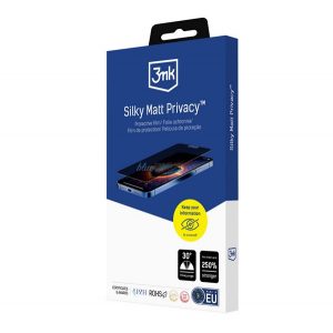 3MK SILKY MATT PRIVACY ecran protector de film (mat, anti-orbire, caz-friendly, anti-orbire) pentru Apple iPhone 11