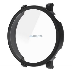 Cadru din plastic (BUMPER, rezistență la șocuri + sticlă de protecție a ecranului) BLACK Huawei Watch GT 5 41mm