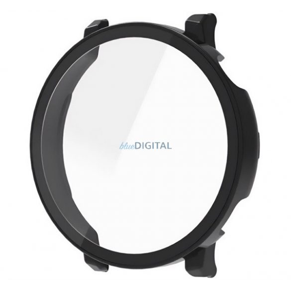 Cadru din plastic (BUMPER, rezistență la șocuri + sticlă de protecție a ecranului) BLACK Huawei Watch GT 5 41mm