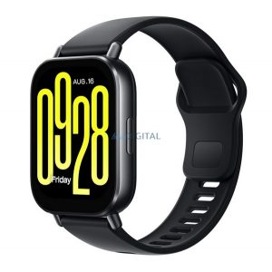 REDMI Watch 5 Active smartwatch (curea din silicon, tracker de activitate, monitor ritm cardiac, apel telefonic, rezistent la apă, 140+ mod sport) NEGRU