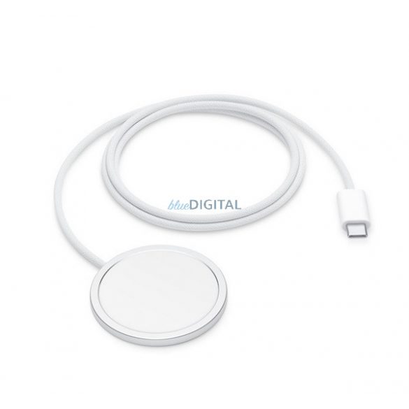 Încărcător APPLE MagSafe (Tip-C, Încărcător rapid, wireless, MagSafe, 100cm, MHXH3ZM/A succesor) ALB