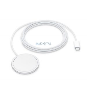 Încărcător APPLE MagSafe (Tip-C, încărcător rapid, wireless, MagSafe, 200cm) ALB