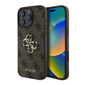 GUESS 4G BIG LOGO silicon protector de telefon (rezistent la șocuri, piele spate) BARNA Apple iPhone 16 Pro Max