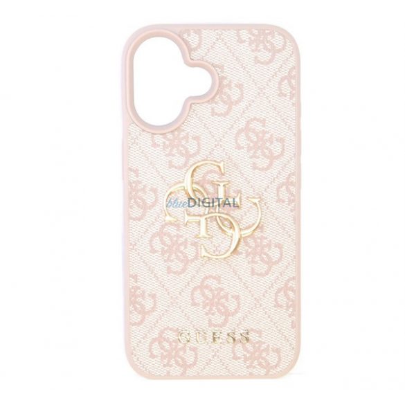 GUESS 4G BIG LOGO silicon protector de telefon (rezistent la șocuri, piele efect spate) BRONZE Apple iPhone 16