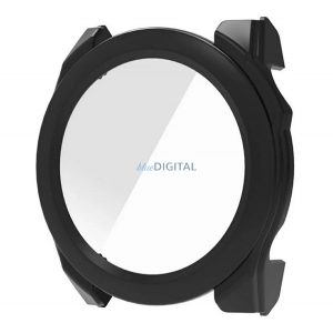 Cadru din plastic (BUMPER, rezistență la șocuri + sticlă de protecție a ecranului) BLACK Garmin Fenix 8 51mm