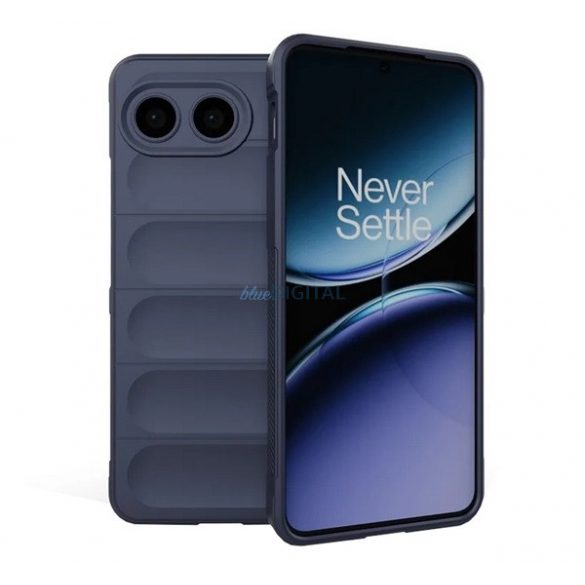 Silicon protector de telefon (rezistent la șocuri, protecția camerei, 3D) BLUE OnePlus Nord 4