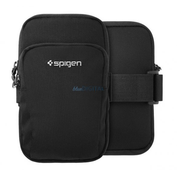 SPIGEN A702 Geantă permanentă (universală, SPORT, curea, impermeabilă, dimensiune 6.9") NEGRU