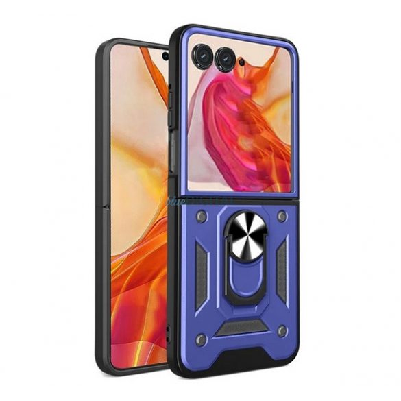 Defender silicon protector de telefon (rezistent la șocuri, inel de reținere, protector de cameră) BLOC DE TĂIERE Motorola Razr 50