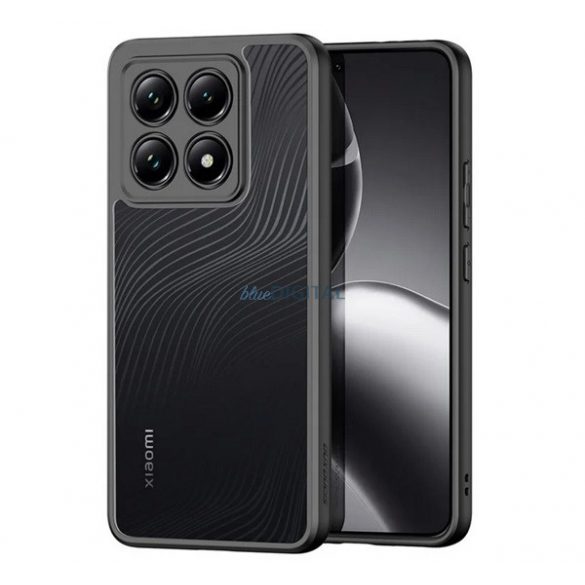 DUX DUCIS AIMO silicon protector de telefon (rezistent la șocuri, protector de cameră, mat, val) BLACK Xiaomi 14T Pro 5G