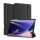 DUX DUCIS DOMO Husă permanentă cu efect de piele (FLIP activ, deschidere laterală, TRIFOLD, suport pentru birou, suport pentru stilou) BLACK Samsung Galaxy Tab S10 Plus LTE (SM-X826B), Galaxy Tab S10 Plus WIFI (SM-X820)